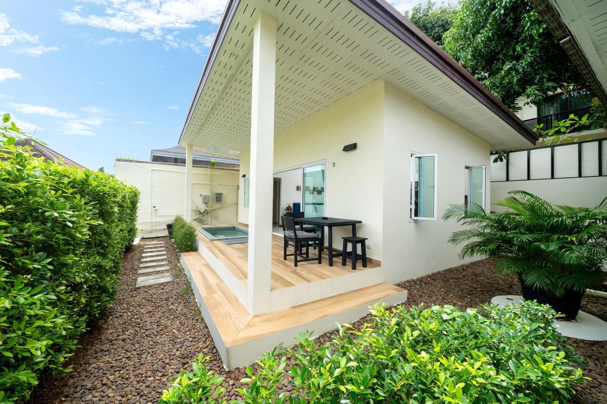 Oxavia Garden Oasis In Nai Harn - Your Private Tropical Garden With 3 Cabins And Jacuzzi Rawai Extérieur photo