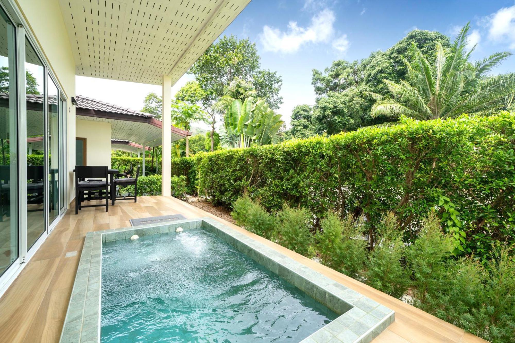 Oxavia Garden Oasis In Nai Harn - Your Private Tropical Garden With 3 Cabins And Jacuzzi Rawai Extérieur photo