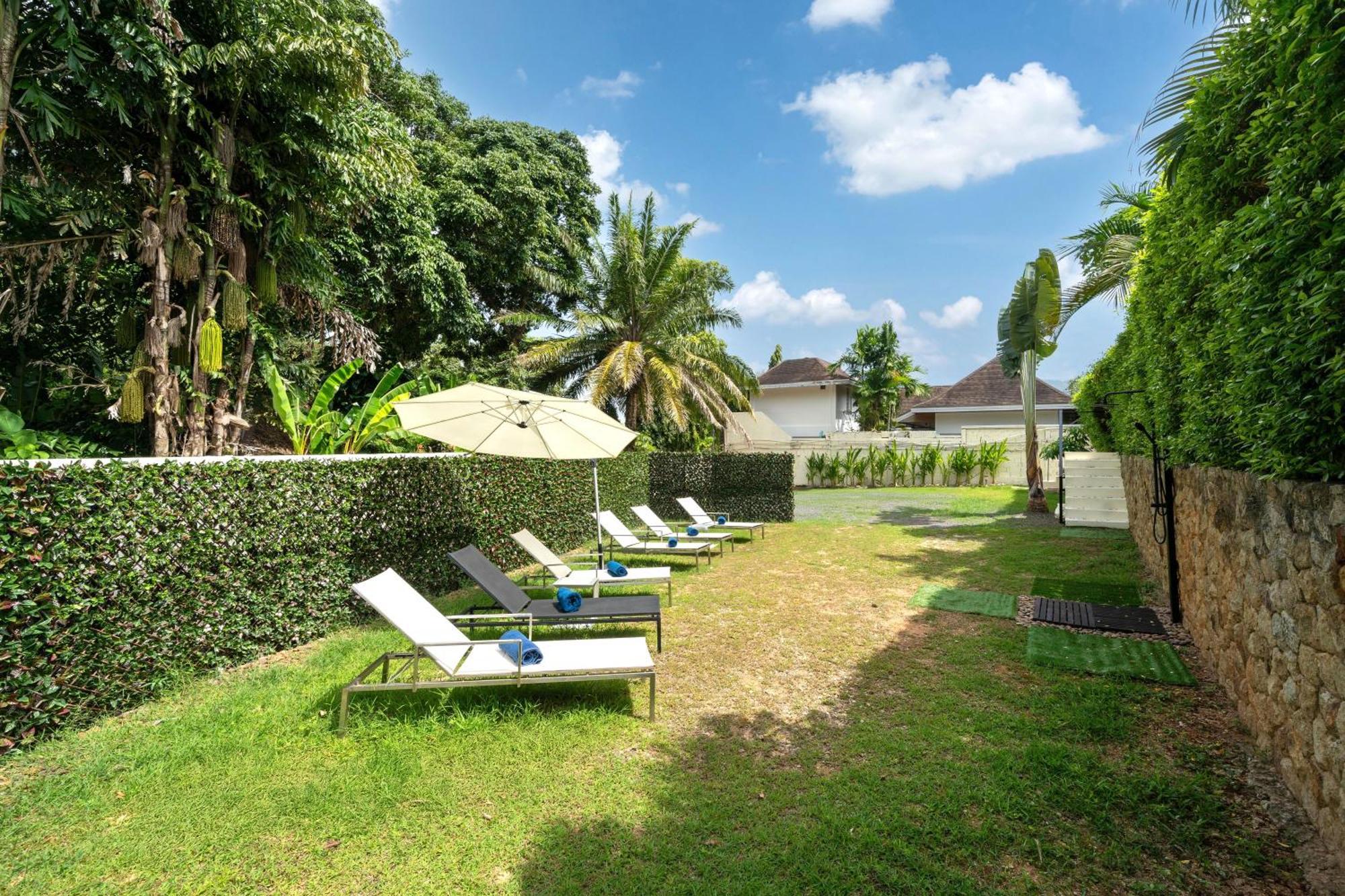 Oxavia Garden Oasis In Nai Harn - Your Private Tropical Garden With 3 Cabins And Jacuzzi Rawai Extérieur photo