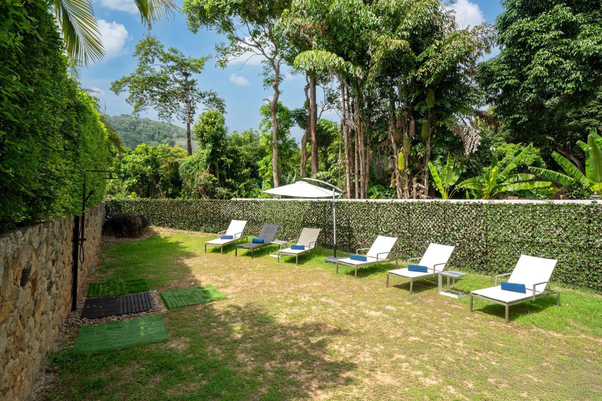 Oxavia Garden Oasis In Nai Harn - Your Private Tropical Garden With 3 Cabins And Jacuzzi Rawai Extérieur photo